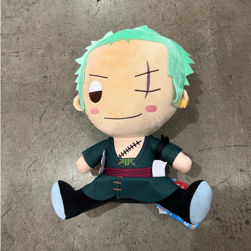 One Piece Roronoa Zoro Plush Toy Anime Collectible Straw Hat Pirates NWT
